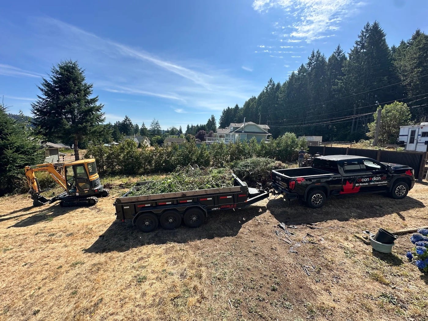 Bin rental for spring cleanup on Vancouver Island